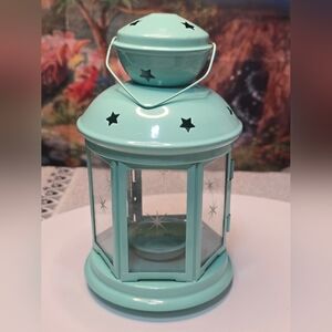 Mint Green Star Lantern Small Candle Holder [ Read Details ]